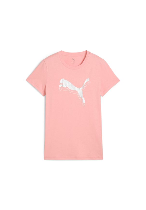 Koszulka damska Puma Ess Metallic. Kolor: różowy