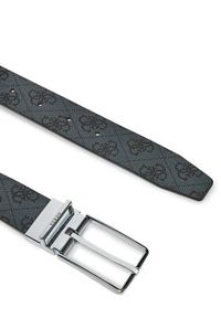 Guess Pasek Męski BMAGLO P5235 Czarny. Kolor: czarny. Materiał: skóra #3