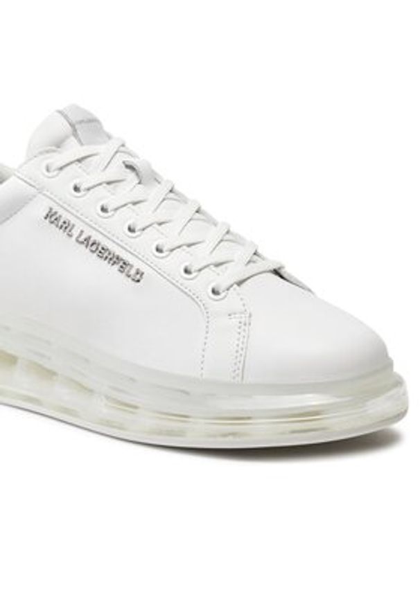 Karl Lagerfeld - KARL LAGERFELD Sneakersy KL52625A Biały. Kolor: biały. Materiał: skóra