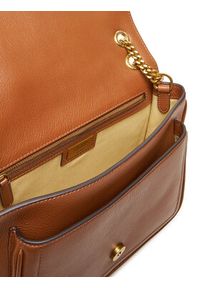 Lauren Ralph Lauren - LAUREN RALPH LAUREN Torebka 431974551002 Brązowy. Kolor: brązowy. Materiał: skórzane