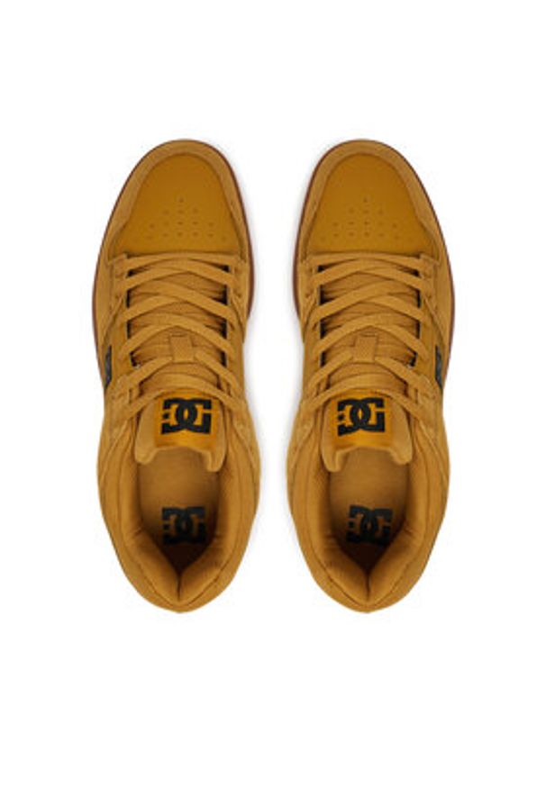 DC Sneakersy Shoes Cur ADYS400073 Brązowy. Kolor: brązowy. Materiał: skóra