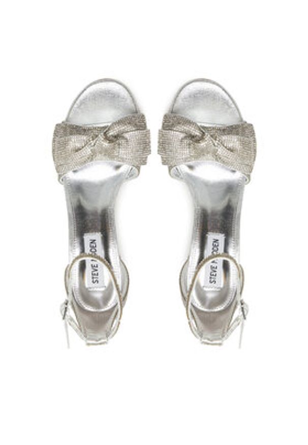 Steve Madden Sandały Realm SM11003520 Srebrny. Kolor: srebrny