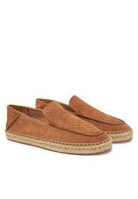 BOSS Espadryle Madeira Slon 50541781 Brązowy. Kolor: brązowy. Materiał: zamsz, skóra
