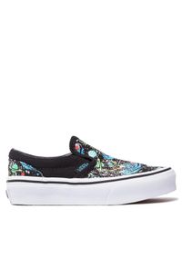 Vans Tenisówki Uy Classic Slip-On VN0005WW6BT1 Czarny. Zapięcie: bez zapięcia. Kolor: czarny. Materiał: materiał