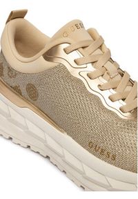 Guess Sneakersy FLPRN3 FAB12 Złoty. Kolor: złoty. Materiał: materiał #5