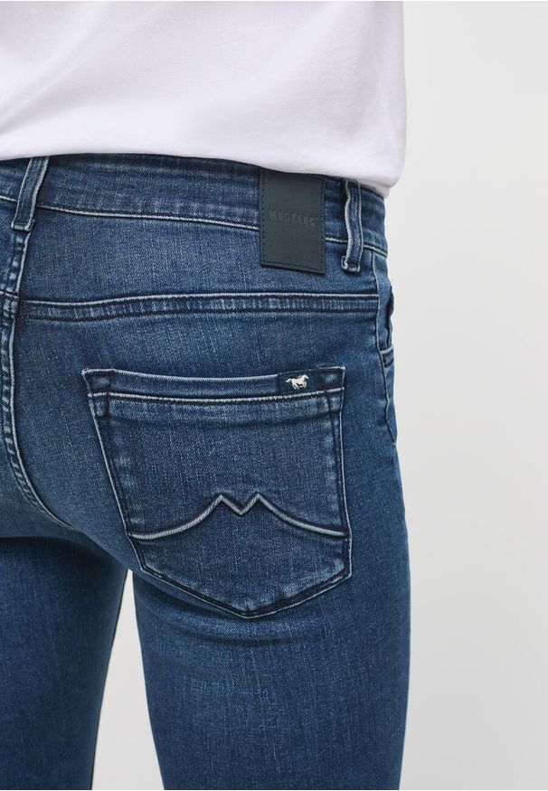 Mustang - MUSTANG SHELBY SKINNY DAMSKIE SPODNIE JEANSOWE JEANSY DENIM BLUE 1013580 5000 782