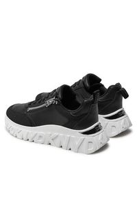 DKNY Sneakersy Lakelyn K4487528 Czarny. Kolor: czarny. Materiał: skóra