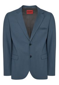 Hugo - HUGO Garnitur Arti-Hesten253X 50544524 Niebieski Extra Slim Fit. Kolor: niebieski. Materiał: syntetyk #7