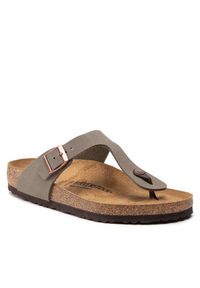 Birkenstock Japonki Gizeh 0043391 Szary. Kolor: szary. Materiał: skóra #5