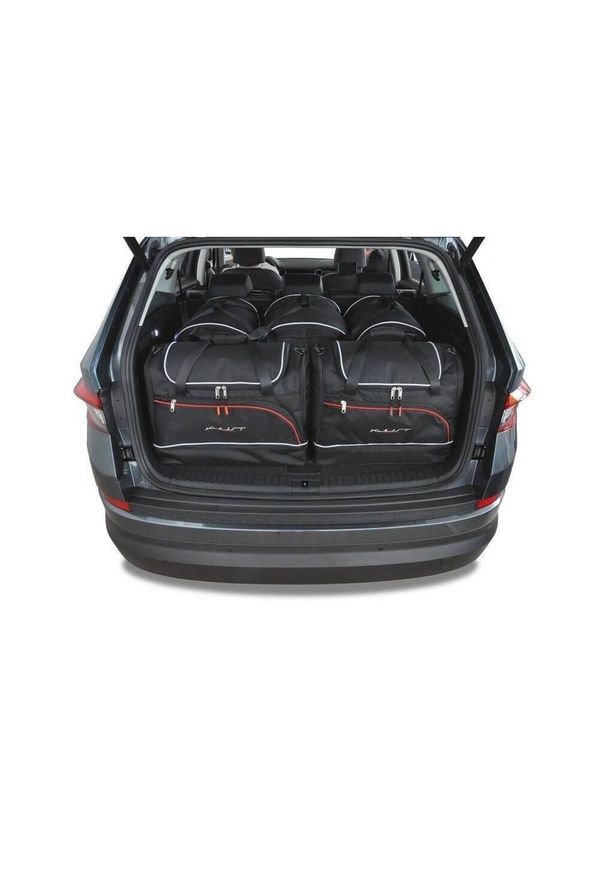 KJUST - Torby Do Bagażnika Skoda Kodiaq 2016-2023 5Szt Kjust. Kolor: czarny. Styl: sportowy