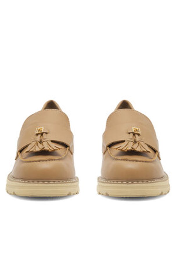 Jenny Fairy Loafersy Elga WYL3647-2 Brązowy. Kolor: brązowy. Materiał: syntetyk
