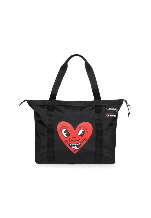 Torba podróżna Eastpak x Keith Haring Travel. Kolor: czarny. Styl: elegancki