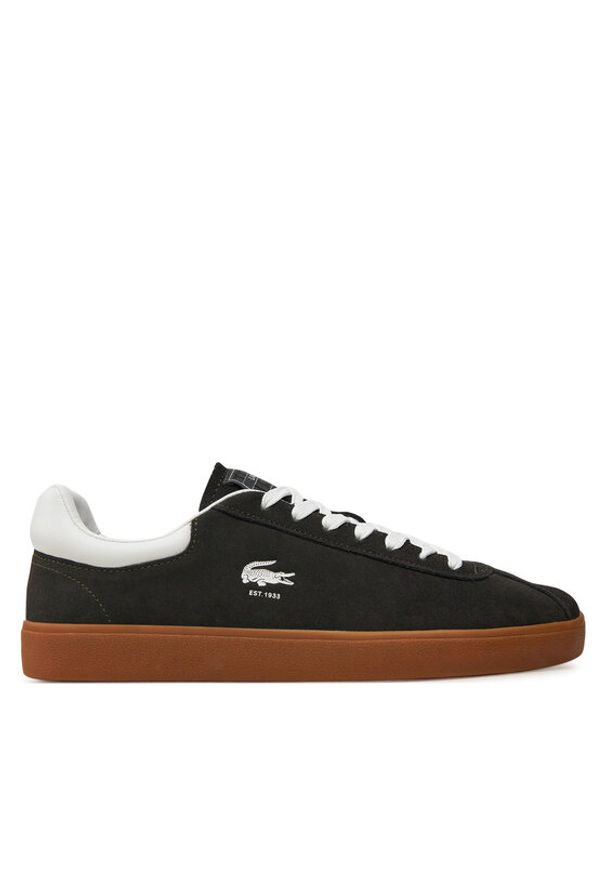 Lacoste Sneakersy Chaussure baseshot 748SMA0008 Szary. Kolor: szary. Materiał: skóra, zamsz