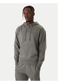 BOSS Dres Wesmallhood 50541065 Szary Regular Fit. Kolor: szary. Materiał: bawełna #6