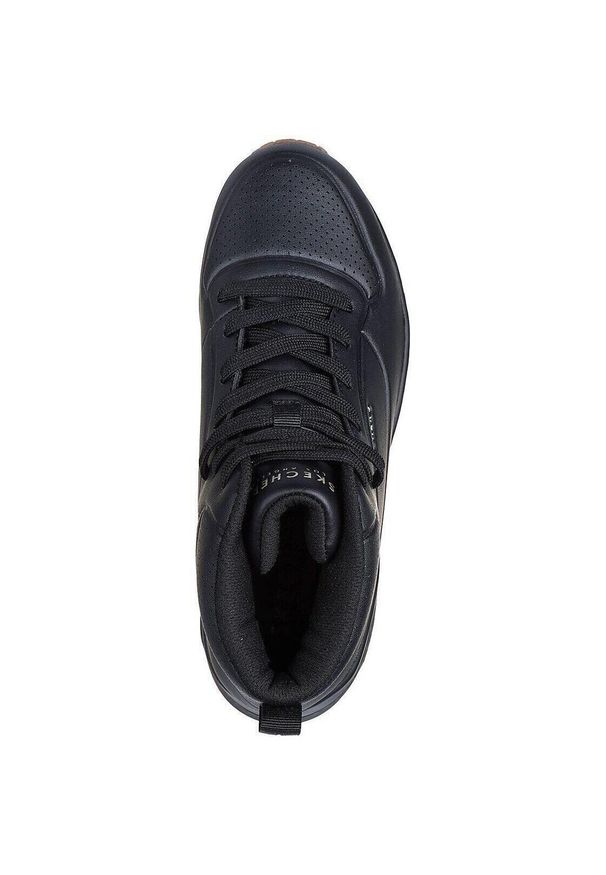 skechers - Adidasy Skechers Uno - Stand High, Kobiety. Kolor: czarny. Materiał: materiał, syntetyk