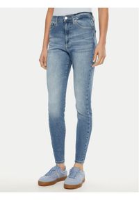 Tommy Jeans Jeansy Sylvia DW0DW20223 Niebieski Skinny Fit. Kolor: niebieski