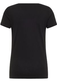 Mustang - MUSTANG Alina C Tee Logo Damski T-shirt Koszulka Black 1013222 4142 #6
