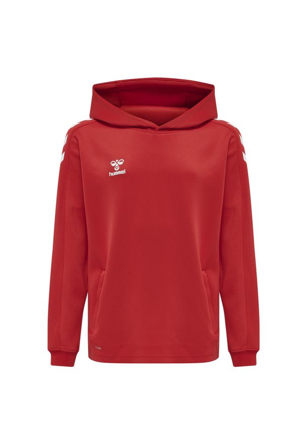 Bluza dziecięca z kapturem Hummel hmlCORE XK. Typ kołnierza: kaptur. Kolor: czerwony, wielokolorowy, różowy. Sport: fitness, joga i pilates