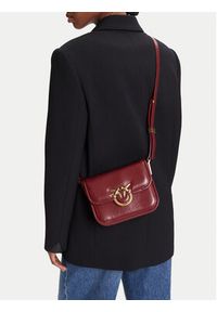 Pinko - PINKO Torebka Love Box Bag Fl Mini PE 25 PLTT 104297 A26J Bordowy. Kolor: czerwony. Materiał: skórzane #5