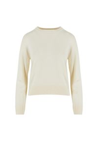 Sweter damski z okrągłym dekoltem Urban Classics. Kolor: biały. Materiał: materiał, polar. Sezon: zima #1