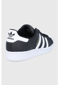 adidas Originals Buty kolor czarny. Zapięcie: sznurówki. Kolor: czarny. Materiał: guma. Model: Adidas Superstar #4