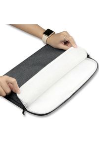 TECH-PROTECT - Tech-Protect Sleeve 15-16'' dark grey. Materiał: puch, nylon