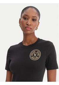 Versace Jeans Couture Sukienka codzienna 80HAOT02 CJ03T Czarny Slim Fit. Okazja: na co dzień. Kolor: czarny. Materiał: bawełna. Typ sukienki: proste. Styl: casual #3