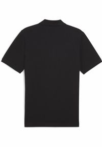Koszulka Puma Ess No. 1 Logo Pique Polo, Mężczyźni. Typ kołnierza: polo. Kolor: czarny. Materiał: bawełna, materiał