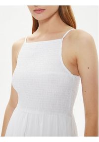 Brave Soul Sukienka letnia LDRW-659MIAWH Biały Straight Fit. Kolor: biały. Materiał: syntetyk. Sezon: lato