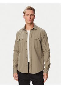 BOSS Koszula H-Rob-Sp-2P-263 50567050 Beżowy ciemny Regular Fit. Kolor: beżowy. Materiał: bawełna #1