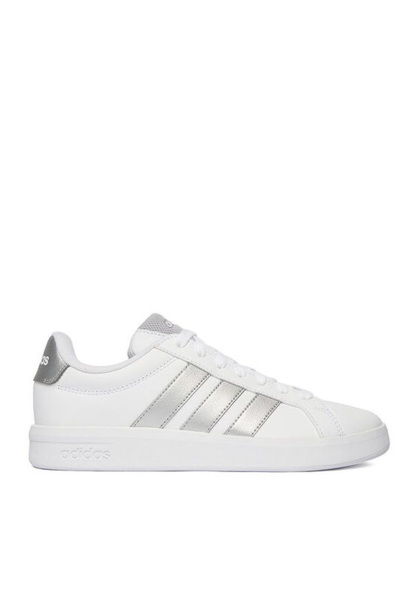 Adidas - adidas Sneakersy CEO-GRAND COURT 3.0 J JP9363 Biały. Kolor: biały. Materiał: materiał