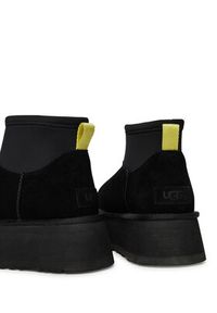 Ugg Śniegowce W Classic Mini Dipper 1168170 Czarny. Kolor: czarny. Materiał: zamsz, skóra #3