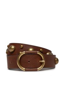 Pinko Pasek Damski Mercury Belt 20241 PLT01 103786 Y3F1 Brązowy. Kolor: brązowy. Materiał: skóra