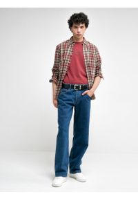Big-Star - Spodnie jeans męskie loose z linii Authentic Silvermine 500. Stan: podwyższony. Kolor: niebieski. Długość: krótkie. Styl: vintage, klasyczny #2