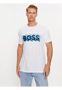 BOSS - Boss T-Shirt Teebossrete 50495719 Biały Regular Fit. Kolor: biały. Materiał: bawełna #1