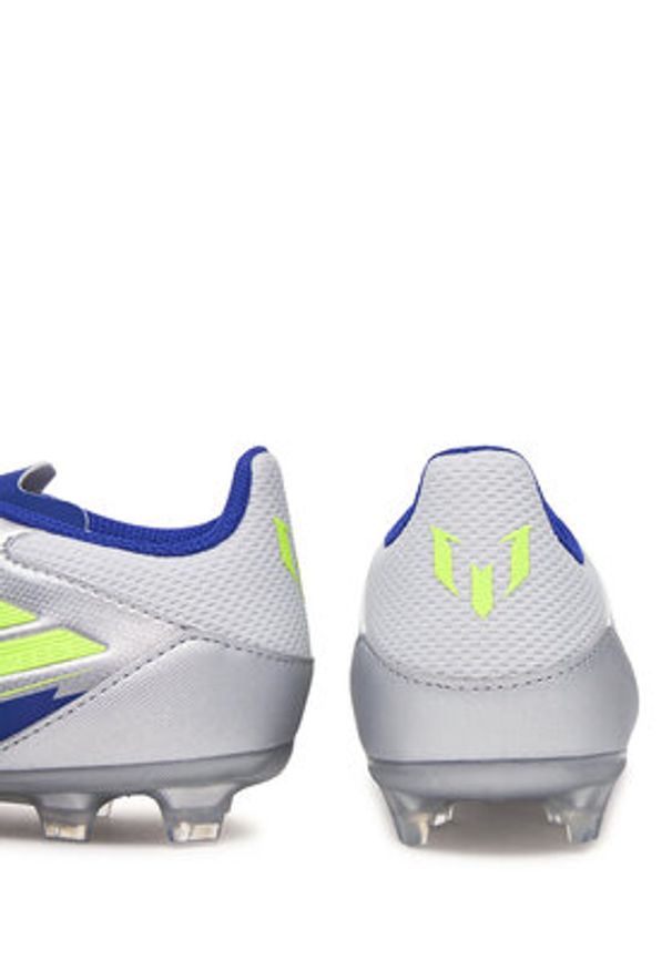 Adidas - adidas Buty do piłki nożnej F50 League Messi Firm/Multi-Ground IH0924 Szary. Kolor: szary. Materiał: materiał