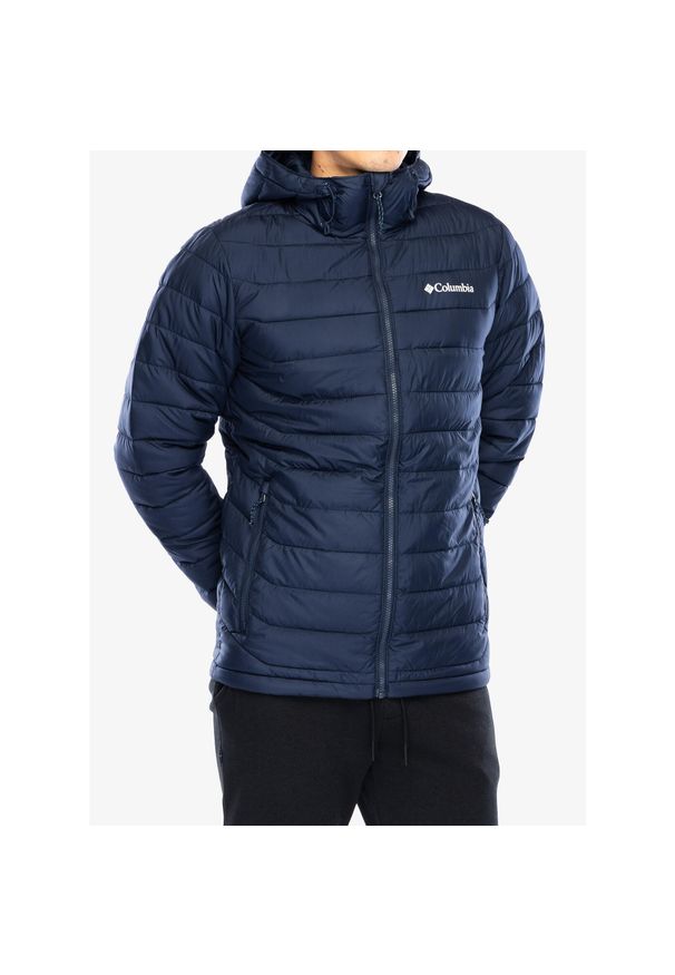 columbia - Kurtka ocieplana męska Columbia Powder Lite II Hooded Jacket. Kolor: niebieski