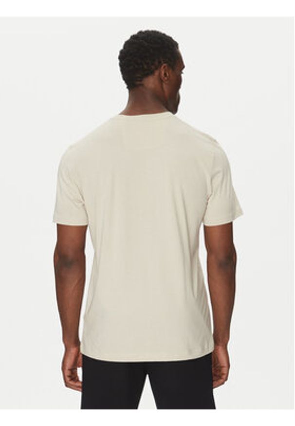 BOSS T-Shirt Glamping 50538923 Beżowy Relaxed Fit. Kolor: beżowy. Materiał: bawełna