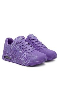 skechers - Skechers Sneakersy Uno - Spread the Love 155507/PUR Fioletowy. Kolor: fioletowy. Materiał: skóra #6