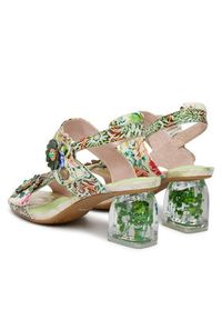Laura Vita Sandały Framboiseo 26 Zielony. Kolor: zielony. Materiał: skóra #2