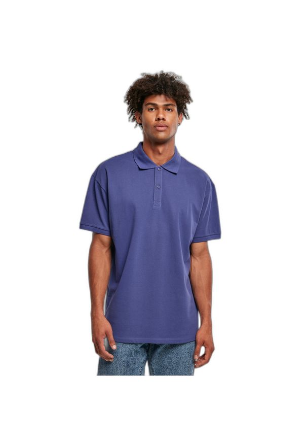 Polo Urban Classics Oversized. Typ kołnierza: polo. Kolor: niebieski