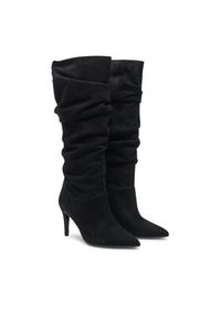 Baldowski Kozaki D04857-2835-001 Czarny. Kolor: czarny. Materiał: zamsz, skóra #5