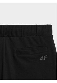 4f - 4F Spodnie dresowe 4FAW23TTROM453 Czarny Regular Fit. Kolor: czarny. Materiał: dresówka, syntetyk