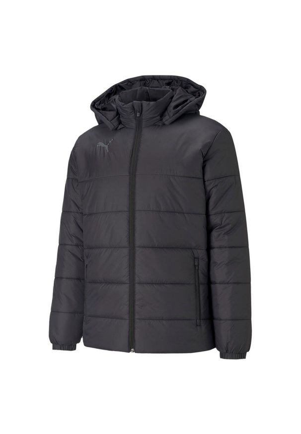 Kurtka Puma Team Liga Padded. Kolor: czarny, biały, wielokolorowy. Materiał: materiał. Sport: piłka nożna