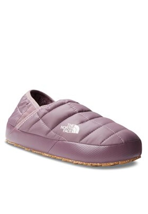 The North Face Kapcie Thermoball Traction Mule V NF0A3V1HOH41 Fioletowy. Kolor: fioletowy. Materiał: materiał