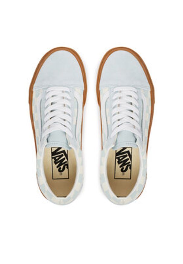 Vans Tenisówki Old Skool VN000D2VCJF1 Błękitny. Kolor: niebieski. Materiał: zamsz, skóra