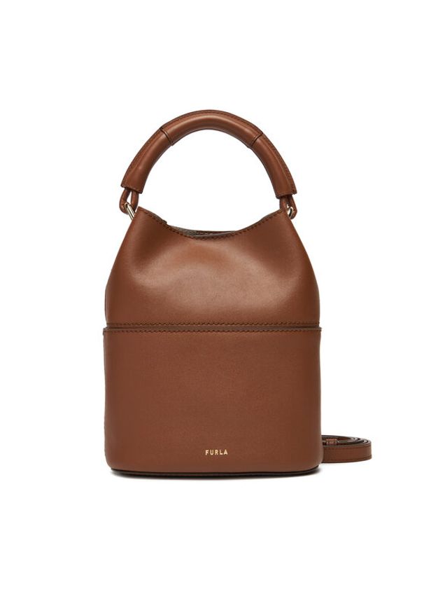 Furla Torebka WE00832 BX3169 BG 4080S Brązowy. Kolor: brązowy. Materiał: skórzane