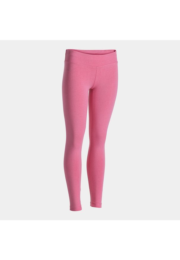Legginsy długie dziecięce Joma Street różowe 2XS. Stan: podwyższony. Kolor: różowy. Materiał: bawełna. Długość: długie. Styl: street