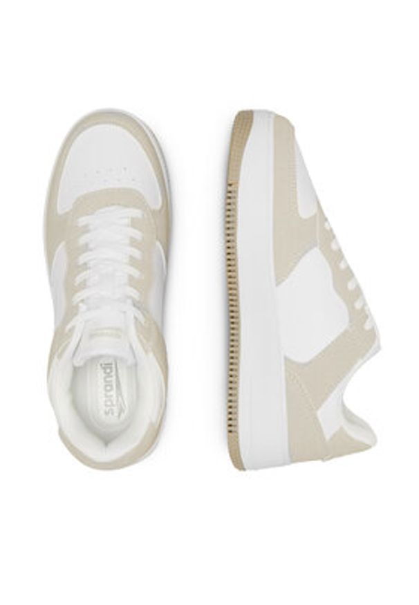 Sprandi Sneakersy ESENTIAL II WP07-1234 Biały. Kolor: biały. Materiał: skóra