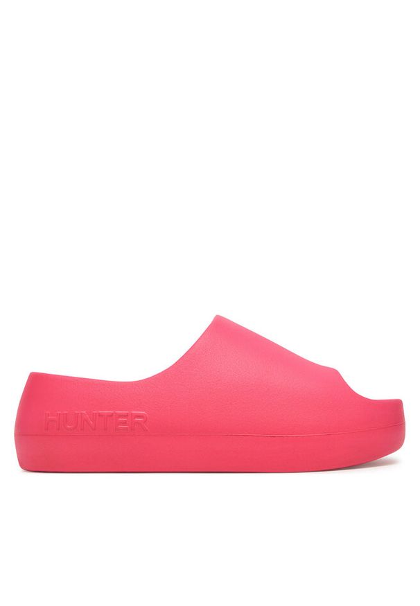 Klapki Hunter. Kolor: różowy